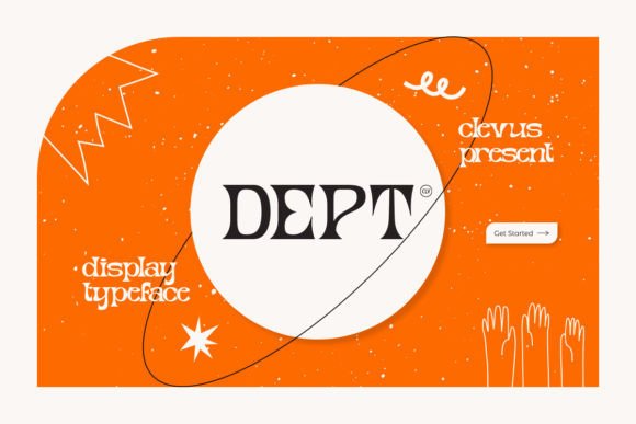 Dept: The Dynamic Display Font for Bold Visual Identity