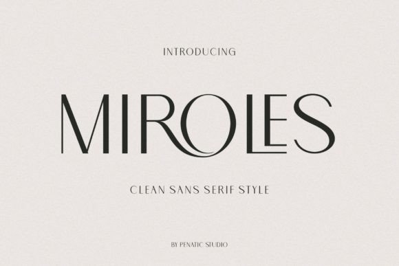Discovering Miroles: A Font for Polished, Professional Design