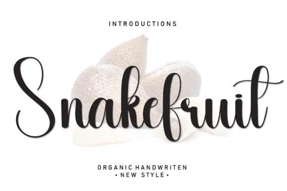The Elegant Flow of Snakefruit: A Font for Timeless Designs