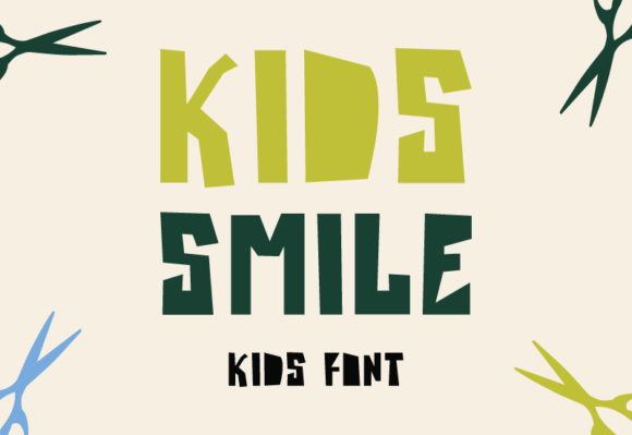 The Whimsical World of Kids Smile: A Font for Joyful Designs